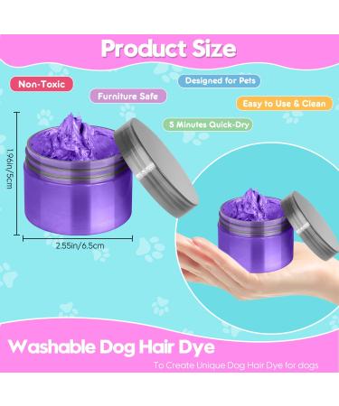 Washable Hair Color for Dogs | Temporary Pet Safe Hair Wax in Fun Colors - Perfect DIY Gifts for Dog Lovers - Buy Online on GoSupps.com