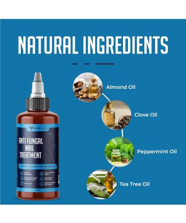 Fast & Effective Anti-Fungal Nail Treatment | 100% Natural Relief | 200ml - Buy Online on GoSupps.com