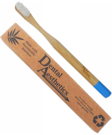 Bamboo Toothbrushes 2 Pack - Hard Firm Bristles for Stain Removal | Eco-Friendly & Sustainable - Buy Online on GoSupps.com