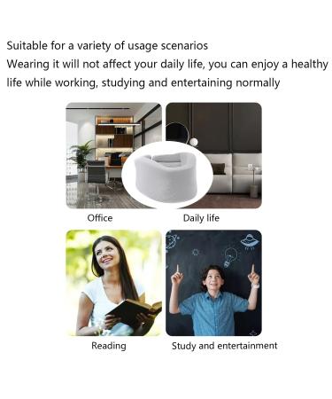 Suweiyuanshiyi Neck Brace Adjustable Neck Support Brace for Sleeping Stabilizes & Relieves Pressure in Spine for Women & Men(Grey) - Buy Online on GoSupps.com