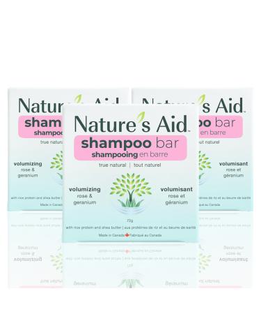 Shampoo Bar Volumizing Rose & Geranium (3 Pack)
