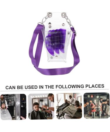 FRCOLOR Set of 2 Bag for Hair Scissors Hair Cutting Scissors Set Tool Organiser Scissor Belt Bag Leather Scissors Kit Tool Box Salon Hairdresser Belt Bag PVC - Buy Online on GoSupps.com