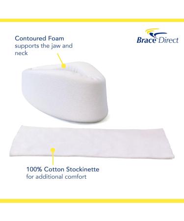 Brace Direct Foam Cervical Neck Collar - Spine Alignment & Pain Relief for Neck Injuries - International Shipping Available - Buy Online on GoSupps.com