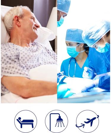 DYMACARE Antibacterial No Rinse Shampoo Cap - 6 Pack | PH Balanced Waterless Hair Wash for Shampooing and Conditioning On-the-Go - Buy Online on GoSupps.com