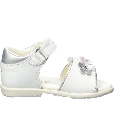 Geox Baby Girls B Verred D Sandals - 6 UK White - Buy Online on GoSupps.com