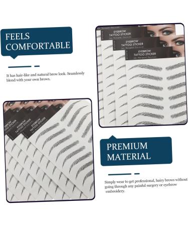 Beavorty 10Pcs Eyebrow Shaping Stickers Bionic stickers beauty products beauty stickers eyebrow stickers - Buy Online on GoSupps.com