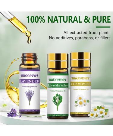 12-Pack Migcaput Essential Oils Diffuser Set - 100% Natural Aromatherapy Oils (Jasmine Lavender Rose & More) for Diffusers Humidifiers & Massage - Buy Online on GoSupps.com