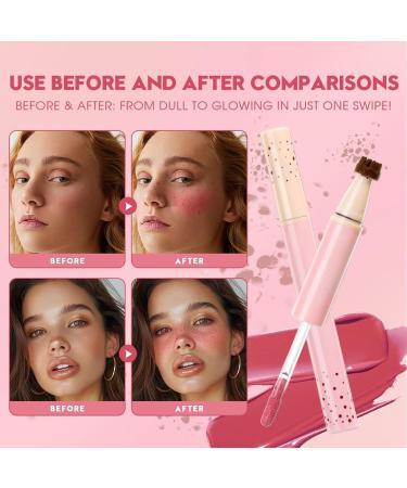 shuhauk Faux freckle stamp Waterproof Brown Freckles Stamp Blush Quick Dry Cosmetics for Women Girls Cosplay Cheeks Face Party Photo Shoots Costume Summer Travel Dates Vacation 01 - Buy Online on GoSupps.com