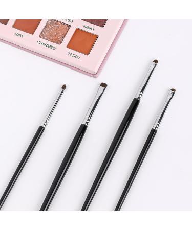 4-Piece Eyeshadow Brush Set - Mini Eyeliner & Smudge Brushes for Precise Makeup Application | Perfect for Gel Cream and Powder - Buy Online on GoSupps.com