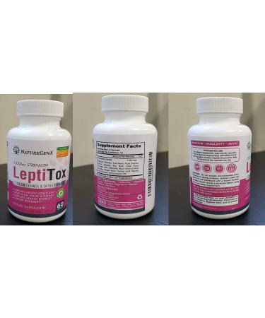 NatureGenX LeptiToX Colon Cleanser & Detox Supplement - Weight Loss, Gas & Bloating Relief | Remove Toxins, Natural Body Cleanse & Constipation - 60 Capsules - Buy Online on GoSupps.com