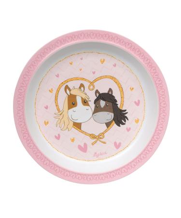 Sigikid 25271 Melamine Set - Pony Love | Kid-Friendly Tableware for Ages 36+ | White/Red/Yellow - Buy Online on GoSupps.com