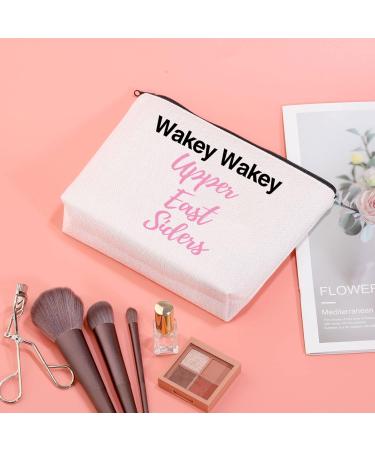 Gossip Girl Inspired Cosmetic Bag - Wakey Wakey Upper East Siders Gift for BFF | International Shipping Available - Buy Online on GoSupps.com