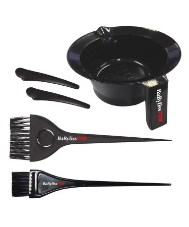 BaBylissPRO Coloring Kit with 1 Bowl 2 Tint Brushes and Sectioning Clips - Buy Online on GoSupps.com