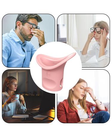 Buy Silicone Eye Flushing Cup - Soft Eye Washer for Gentle Cleaning | Ideal for Men & Women | Pink Eye Rinse with Scale - Buy Online on GoSupps.com