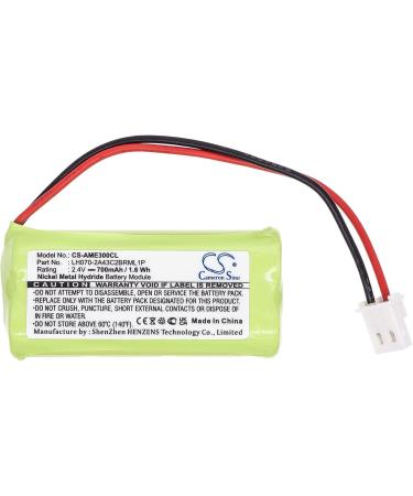 700mAh Replacement Battery for American LH070-2A43C2BRML1P - Compatible with E30021CL E30025CL E30023CL E30022CL (2.4V) | Fast International Shipping - Buy Online on GoSupps.com