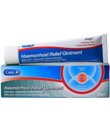Care+ Haemorrhoid Relief Ointment 25g - Fast Soothing Relief for Hemorrhoids - Buy Online on GoSupps.com