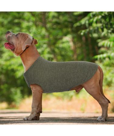 Buy Hjumarayan Dog Sweater for Small Dogs | Washable & Elastic Striped Shirt for Chihuahua & Yorkshire Terrier - Military Green (Size S) - Buy Online on GoSupps.com