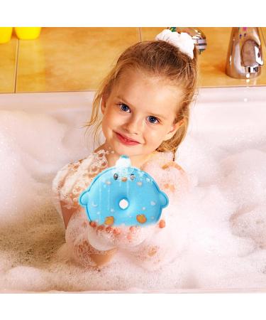 Shower Sponge for Body Scrubber Sponge Bath Ball for Kids - Body Scrub Shower Ball for Hotel Bathroom Home Dormitory and Travel Blue - Buy Online on GoSupps.com