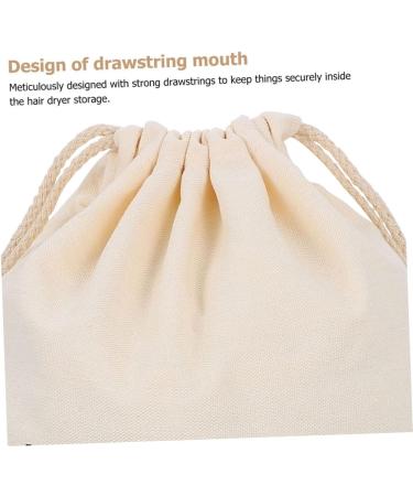 FOMIYES 4pcs Hair Dryer Storage Bag Travel Bag Organizer Hair Dryer Pouch Hair Dryer Carrier Bags Cloth Bag 33x30cm Beige - Buy Online on GoSupps.com