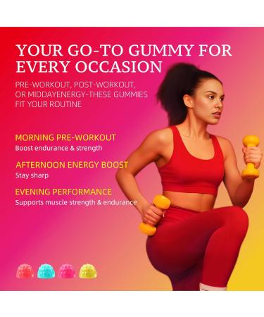 NSF Certified Creatine Gummy - Creatine Monohydrate Gummies 5000mg for Men & Women Chewables Creatine Monohydrate for Muscle Strength Muscle Builder Energy Boost Pre-Workout Supplement(120 Count) Strawberry Raspberry Bl  - Buy Online on GoSupps.com