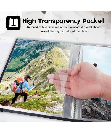 8x10 Photo Album Book | Holds 68 Photos | Art Portfolio Binder for Pictures | Black Sketch Album - Buy Online on GoSupps.com