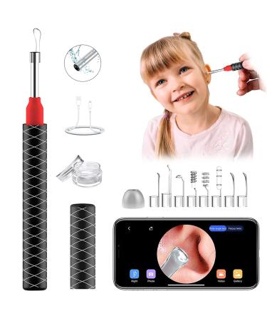 Ear Wax Removal  Earwax Remover Tool with 1080P HD  Waterproof  Easy Use  3.5mm Ear Camera with 6 LED Lights  Earwax Removal Tools for iOS & Android  Kids & Adults