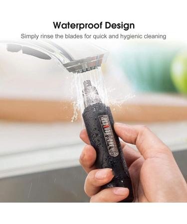 Professional USB Rechargeable Ear and Nose Hair Trimmer for Men & Women | Lightweight Waterproof Nasal Clippers - Buy Online on GoSupps.com