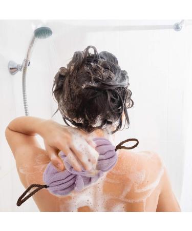 2pcs Bath Ball Mesh Scrubber Set - Back Massage Sponges & Shower Accessories for a Refreshing Clean - Buy Online on GoSupps.com