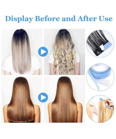 LINXINS Wig Tape Double Sided Extra Strong 2Rolls 0.8cm*3yard Hair Extension Tapes Lace Front Support Tape Roll Hair Tapes for Extensions Waterproof Wig Tape Toupee Tape(Blue) - Buy Online on GoSupps.com