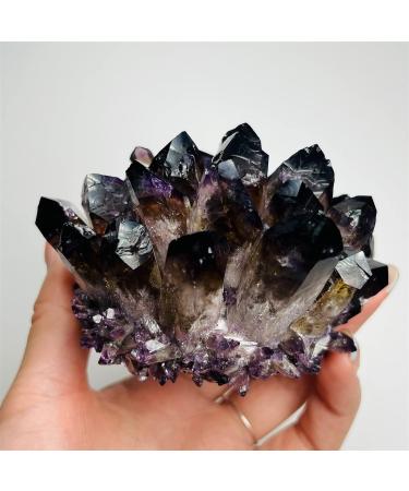 Natural Crystal Rough 1Pcs Natural Purple Ghost Phantom Quartz Crystal Cluster Rock Stones and Crystals Specimen Home Deco PEIQIYIN - Buy Online on GoSupps.com