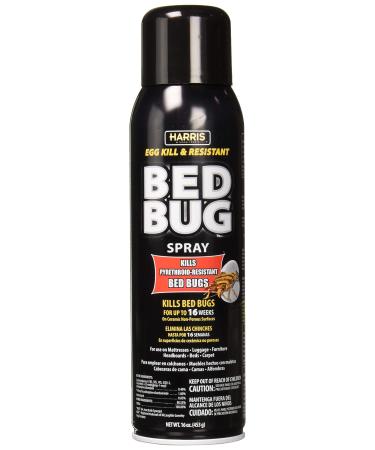 Harris Toughest Bed Bug Killer, 16oz Aerosol Spray - Buy Online on GoSupps.com