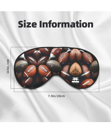 SSIMOO Adjustable Footballs Sleep Mask | Breathable & Fashionable Eye Mask for Comfort | International Shipping Available - Buy Online on GoSupps.com