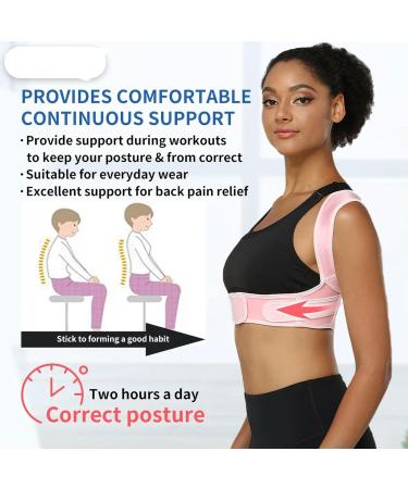 Posture Corrector Corset Clavicle Spine Posture Correction Back Support Belt Comfortable Soft Strip Corrector Blue L - Buy Online on GoSupps.com