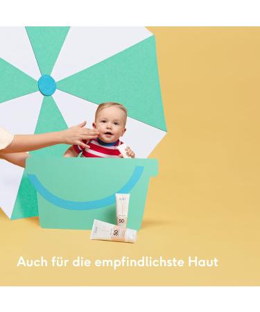 Na f - Sunscreen with mineral formula - for babies & children - SPF 50 - Cream without octocrylene - UVA and UVB protection - Dermatologically tested - 100ML - Buy Online on GoSupps.com