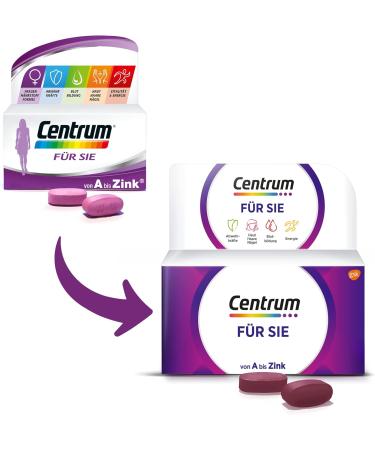 Buy Centrum for You - 60 High-Quality Nutritional Supplements for Women - Daily Micronutrient Care - 1 Pack - Buy Online on GoSupps.com