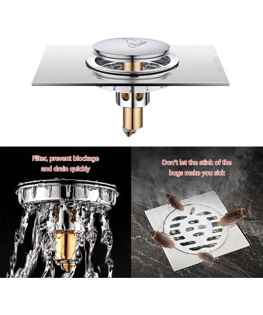Saddgo Kitchen Floor Strainer Plugs Filter Fast Drainage Anti-Backflow Odor Filter Universal Floor Drain Artifact Bounce - Buy Online on GoSupps.com