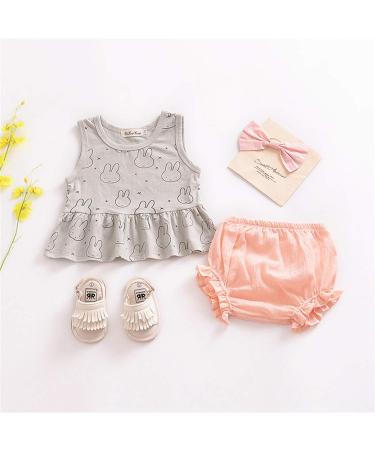 HASAKI Baby Diaper Cover - 2Pcs Toddler Newborn Baby Girls Boys Kids Linen Bloomer Underwear Shorts Set 3-9 Months Yellow+pink - Buy Online on GoSupps.com