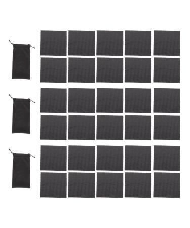 Healeved 1 Set Glasses Cloth Eyeglasses Cleaning Cloth Microfiber Glasses Cleaner Clean Wipes Lens Cleaning Wipes Eyeglasses Drawstring Case Camera Lens Cloth Cleaning Cloth for Glasses Car