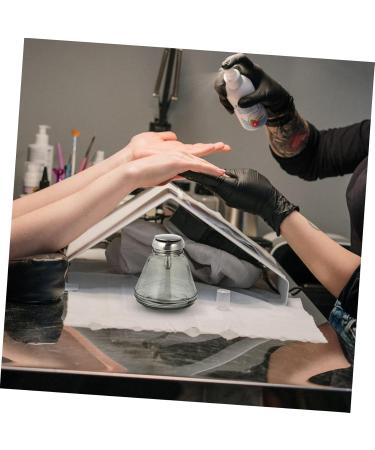 FRCOLOR Press Bottle Stainless Steel INOXLM Press Bottle alkbottle Nail Glass Manicure Bottle Press Dispenser Empty Bottle Storage Bottle Nail Detergent Stainless Steel - Buy Online on GoSupps.com