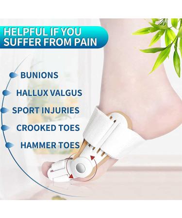 OBODN 6 Pcs Orthopedic Bunion Corrector Splint Toe Separator & Pain Relief - Buy Online on GoSupps.com