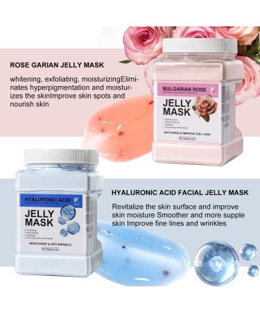 Professional Hydrating Hyaluronic Jelly Face Masks | Peel Off Hydrojelly Gel for Spa & Home | Blue Hyaluronic Acid Powder Masks - Buy Online on GoSupps.com
