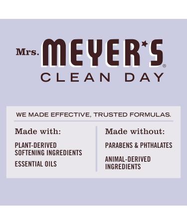 Mrs. Meyer s Clean Day Liquid Fabric Softener Cruelty Free Formula Infused with Essential Oils Paraben Free Lavender Scent 946 ml Bottle (32 Loads) - Buy Online on GoSupps.com