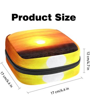 Multi-Colored Storage Bags for Women's Bandages Menstrual Pads & Tampons - Portable Beach & Office Holder - Buy Online on GoSupps.com