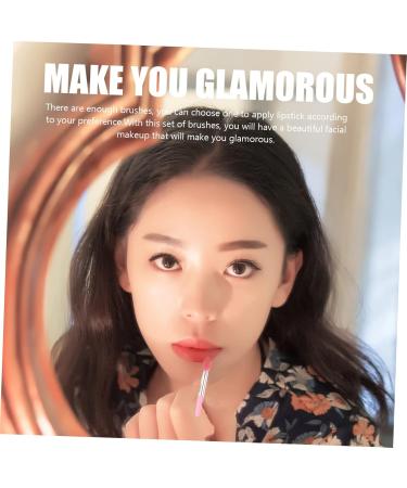 40 Pieces Lip Spoon Makeup Brush Eyeshadow Applicator Brush Silicone Lip Balm Brush Cosmetic Lipstick Brush Sleep Lip Brush Set - Buy Online on GoSupps.com