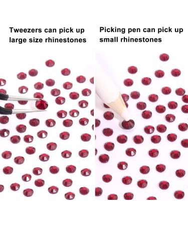 SS10 Red Hotfix Rhinestones Crystal Glass Bulk - 2.8mm Round (4320pcs) for DIY Clothes, Shoes, Gifts - Red Glitter Decoration - Buy Online on GoSupps.com