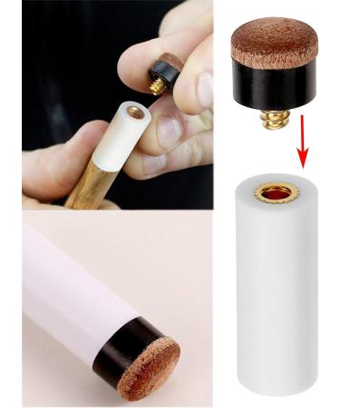 Kenkio 12mm Cue Tips - 40 Pieces Pool Billiard Cues Tips Replacement with Ferrules for Snooker - Buy Online on GoSupps.com