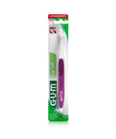 GUM End-Tuft Brush Soft 1 piece (pack of 10)