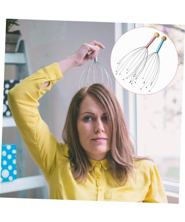 Orfofe Scalp & Hand Massager Set - Therapeutic Octopus Head Scratchers for Hair & Body Massage (2 Pieces) - Buy Online on GoSupps.com