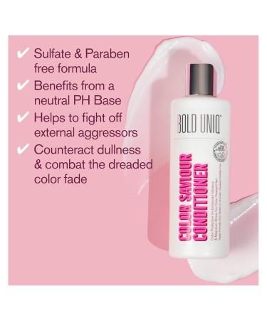 Bold Uniq Purple Hair Mask & Color Conditioner Bundle - Eliminate Yellow Tones, Hydrate Damaged Hair - Cruelty Free & Vegan - Buy Online on GoSupps.com