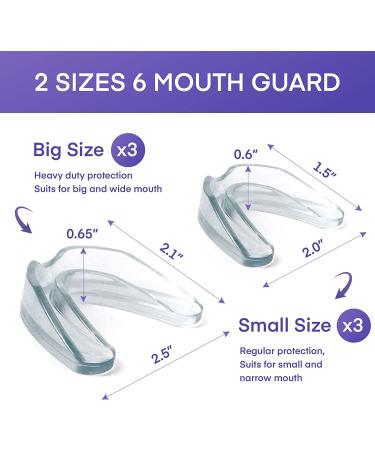 6 Packs Professional Dental Guard - Stop Bruxism & Teeth Grinding, TMJ Relief - Buy Online on GoSupps.com